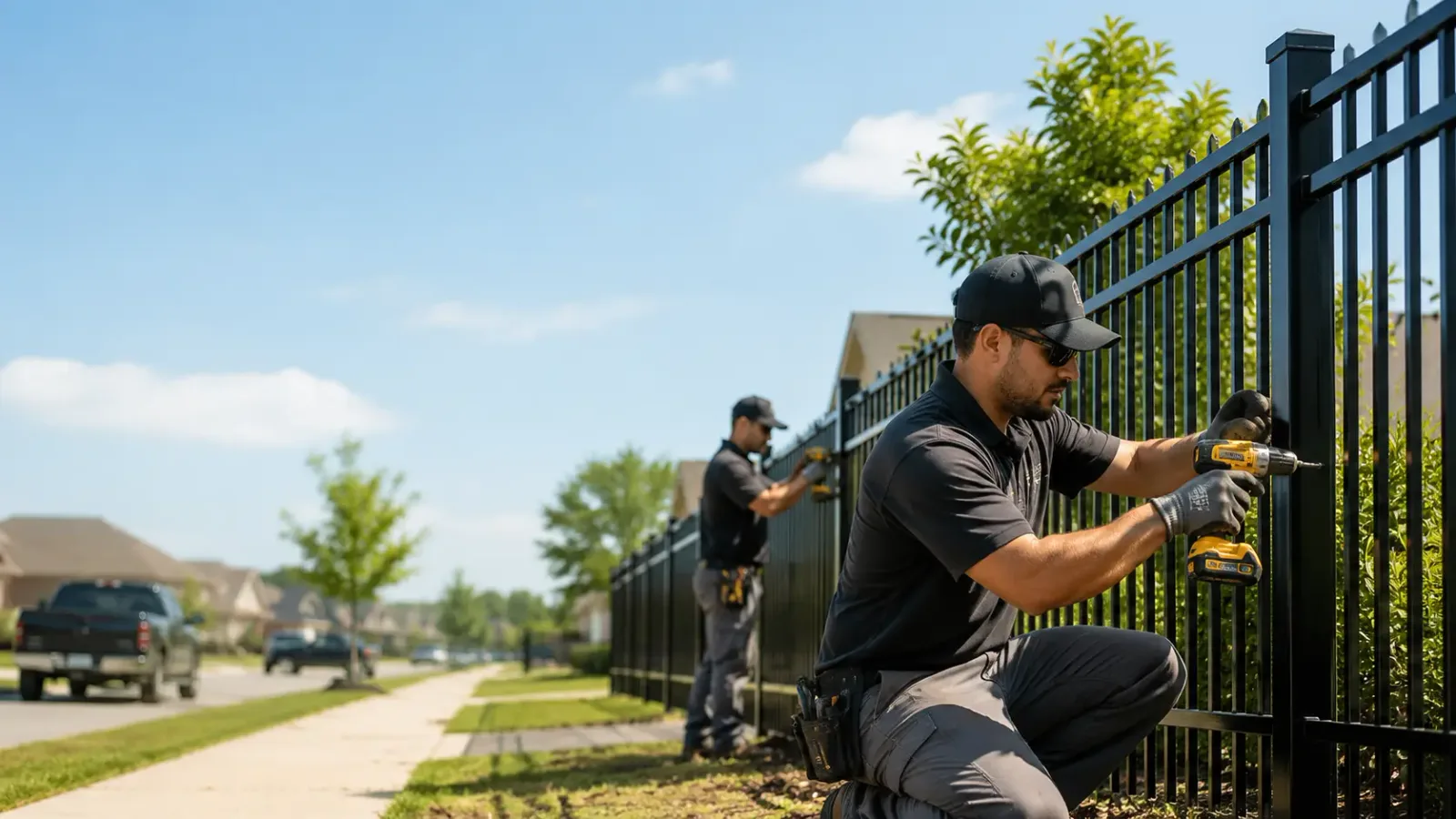 Metal Fence Installation in Mount Calm, TX
